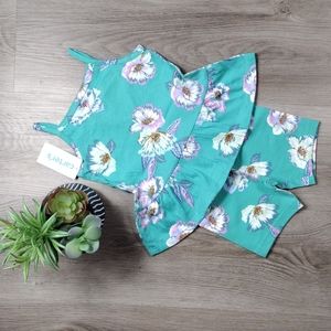 Carter's Baby Girl Tropical Print Biker Short Set 6M